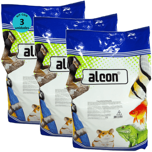 Alcon Club Farinhada 18-PB 5Kg Para Aves Ornamentais Kit Com 3 Alcon Club Farinhada 18-PB 5Kg Para Aves Ornamentais Kit Com 3